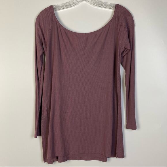 ASOS LAVENDER OVERSIZED LONG SLEEVE TOP SIZE 12 - Picture 8 of 8